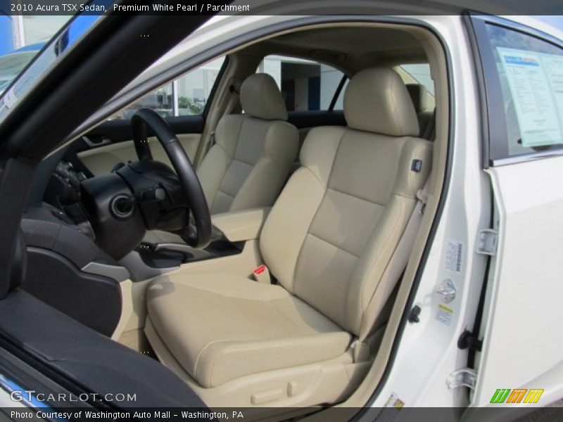 Premium White Pearl / Parchment 2010 Acura TSX Sedan
