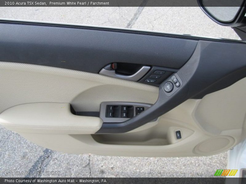 Premium White Pearl / Parchment 2010 Acura TSX Sedan