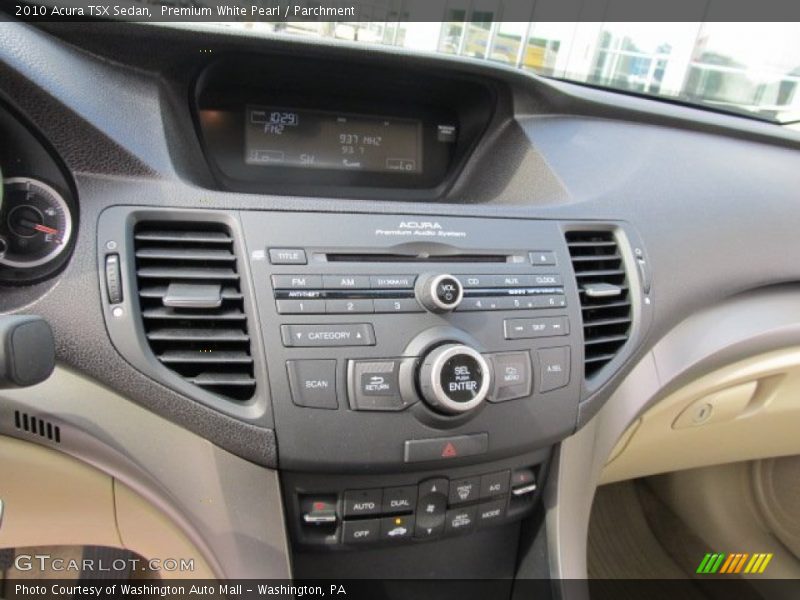 Premium White Pearl / Parchment 2010 Acura TSX Sedan