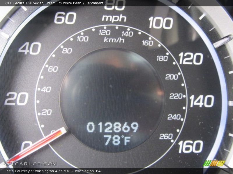 Premium White Pearl / Parchment 2010 Acura TSX Sedan