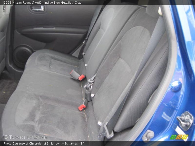 Indigo Blue Metallic / Gray 2008 Nissan Rogue S AWD
