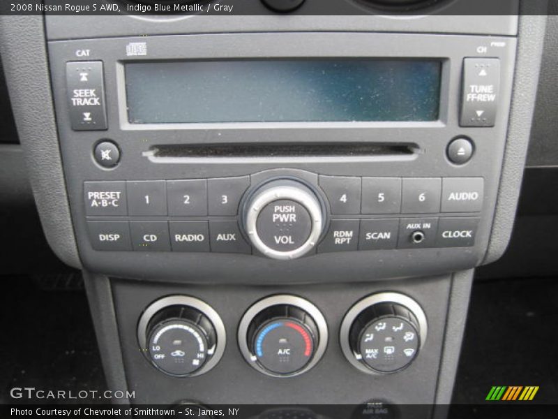 Indigo Blue Metallic / Gray 2008 Nissan Rogue S AWD