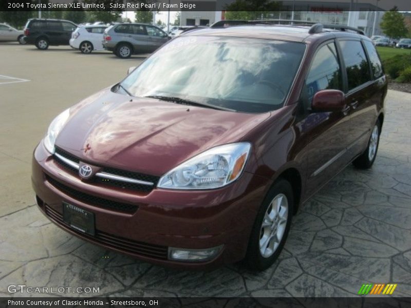 Salsa Red Pearl / Fawn Beige 2004 Toyota Sienna XLE Limited