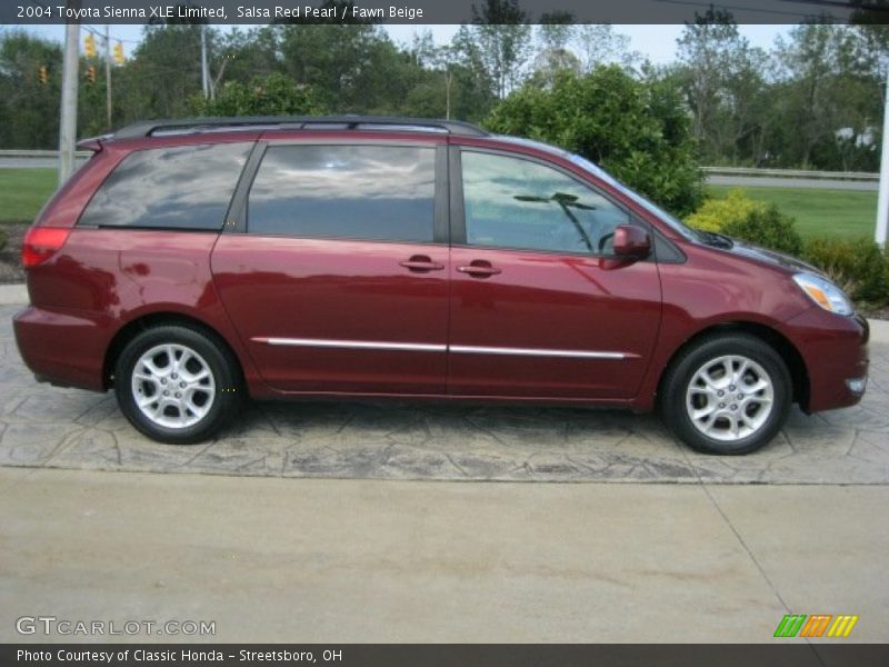 Salsa Red Pearl / Fawn Beige 2004 Toyota Sienna XLE Limited