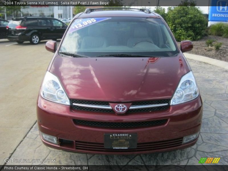 Salsa Red Pearl / Fawn Beige 2004 Toyota Sienna XLE Limited