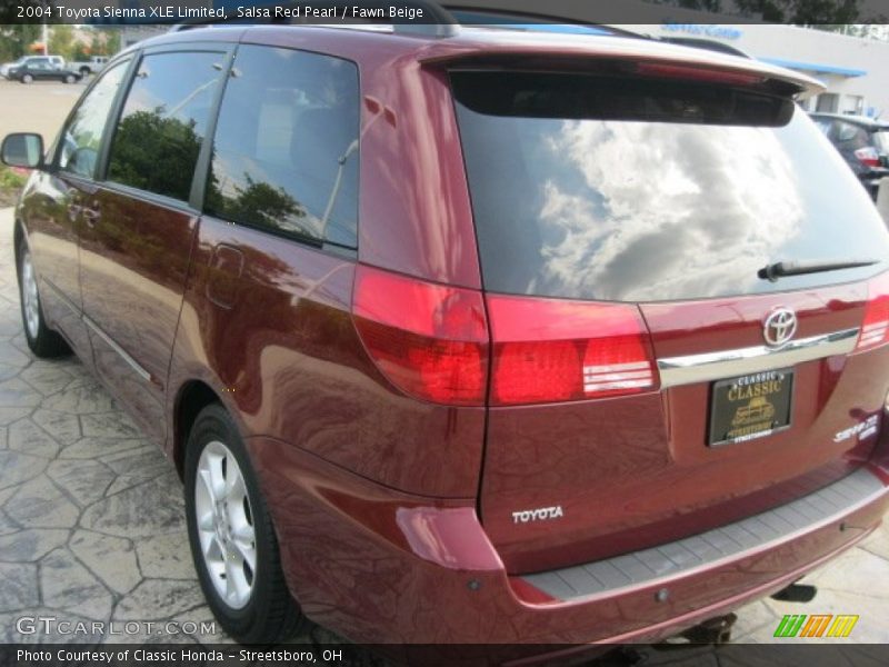 Salsa Red Pearl / Fawn Beige 2004 Toyota Sienna XLE Limited