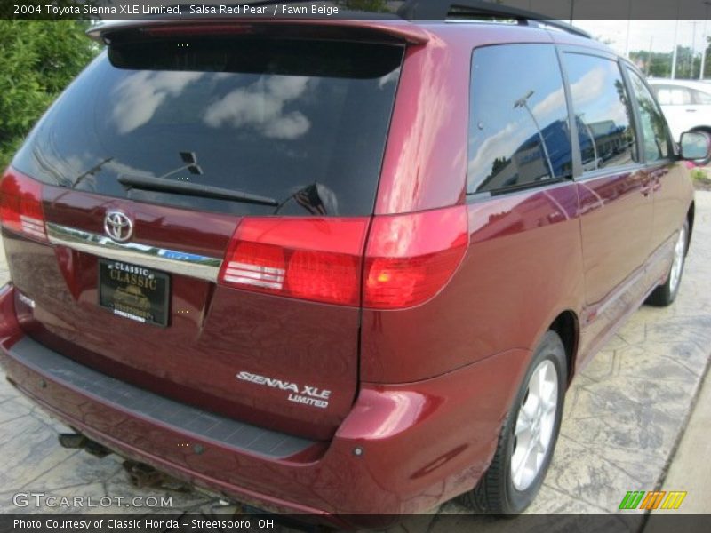 Salsa Red Pearl / Fawn Beige 2004 Toyota Sienna XLE Limited