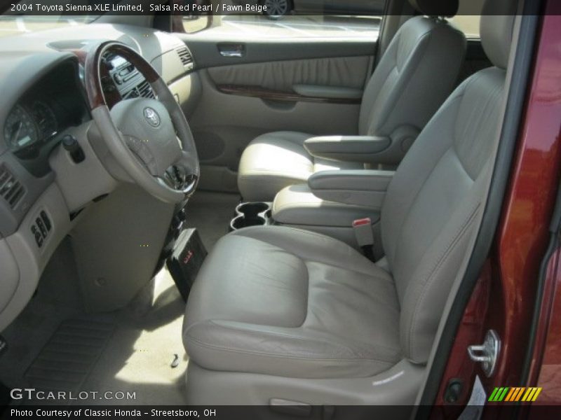 Salsa Red Pearl / Fawn Beige 2004 Toyota Sienna XLE Limited