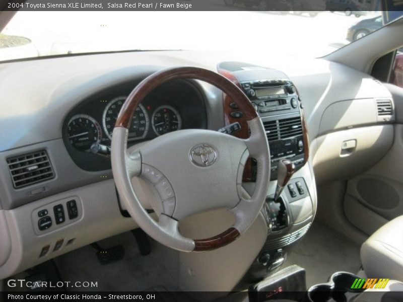 Salsa Red Pearl / Fawn Beige 2004 Toyota Sienna XLE Limited