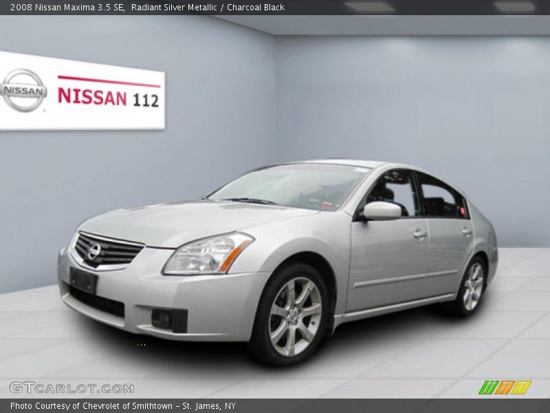 Radiant Silver Metallic / Charcoal Black 2008 Nissan Maxima 3.5 SE