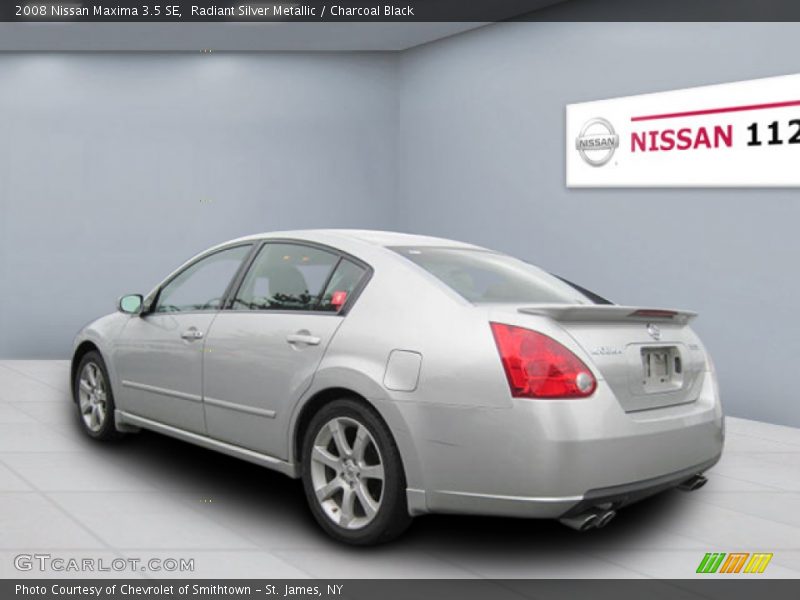 Radiant Silver Metallic / Charcoal Black 2008 Nissan Maxima 3.5 SE