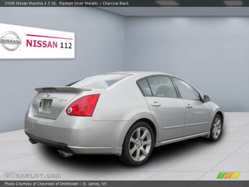 Radiant Silver Metallic / Charcoal Black 2008 Nissan Maxima 3.5 SE