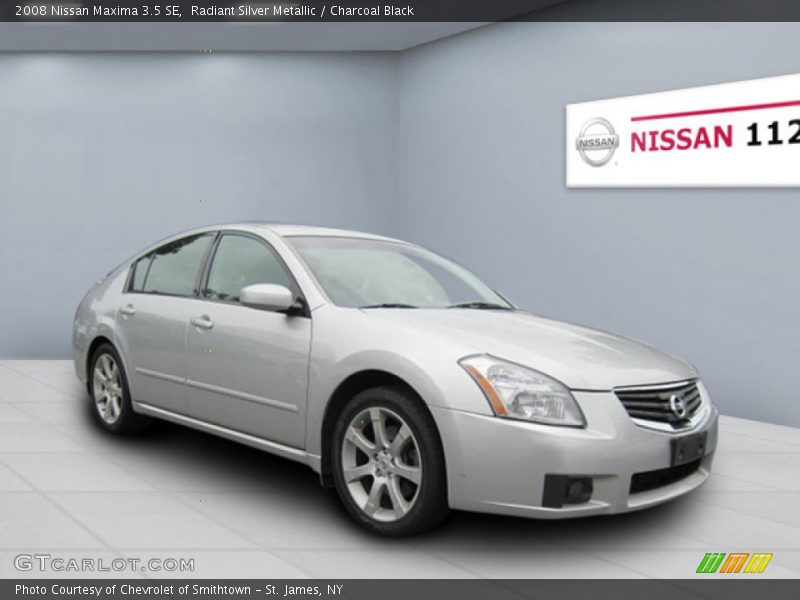 Radiant Silver Metallic / Charcoal Black 2008 Nissan Maxima 3.5 SE