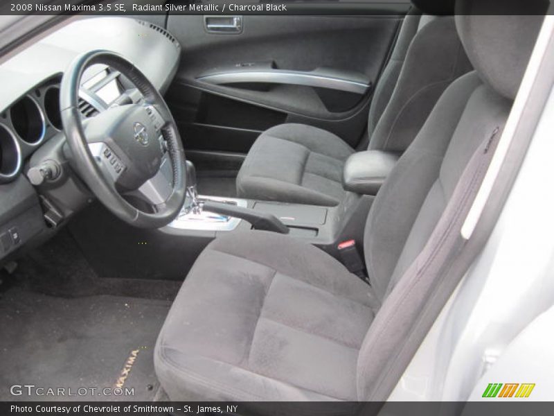 Radiant Silver Metallic / Charcoal Black 2008 Nissan Maxima 3.5 SE