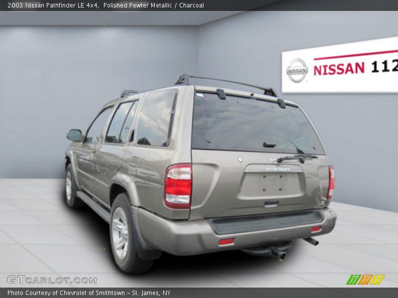 Polished Pewter Metallic / Charcoal 2003 Nissan Pathfinder LE 4x4