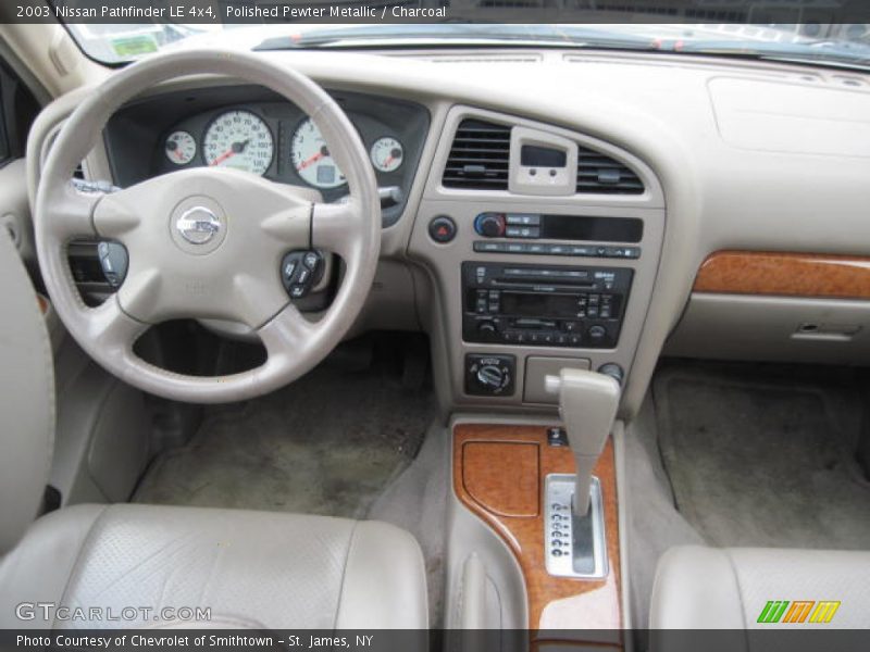 Polished Pewter Metallic / Charcoal 2003 Nissan Pathfinder LE 4x4