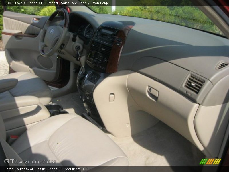 Salsa Red Pearl / Fawn Beige 2004 Toyota Sienna XLE Limited