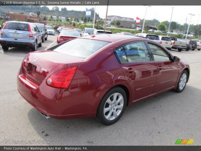 Sonoma Sunset Metallic / Cafe Latte 2008 Nissan Maxima 3.5 SL