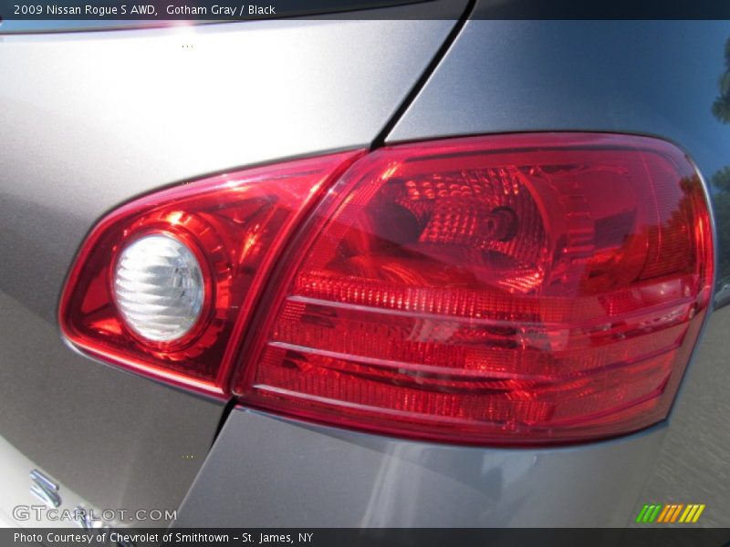 Gotham Gray / Black 2009 Nissan Rogue S AWD