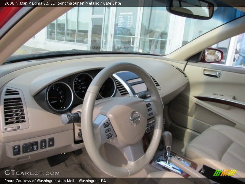 Sonoma Sunset Metallic / Cafe Latte 2008 Nissan Maxima 3.5 SL