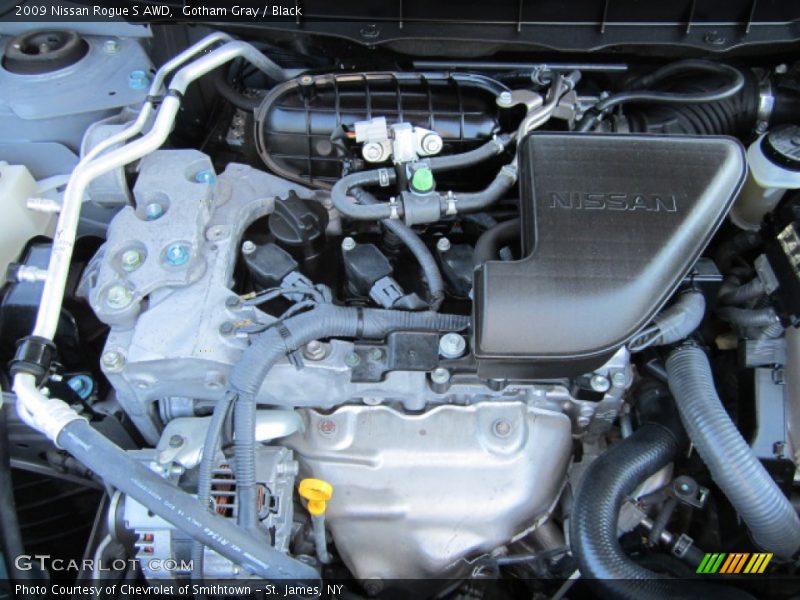 Gotham Gray / Black 2009 Nissan Rogue S AWD