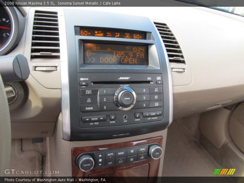 Sonoma Sunset Metallic / Cafe Latte 2008 Nissan Maxima 3.5 SL