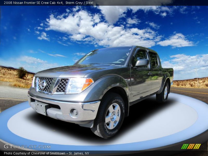 Storm Grey / Steel 2008 Nissan Frontier SE Crew Cab 4x4