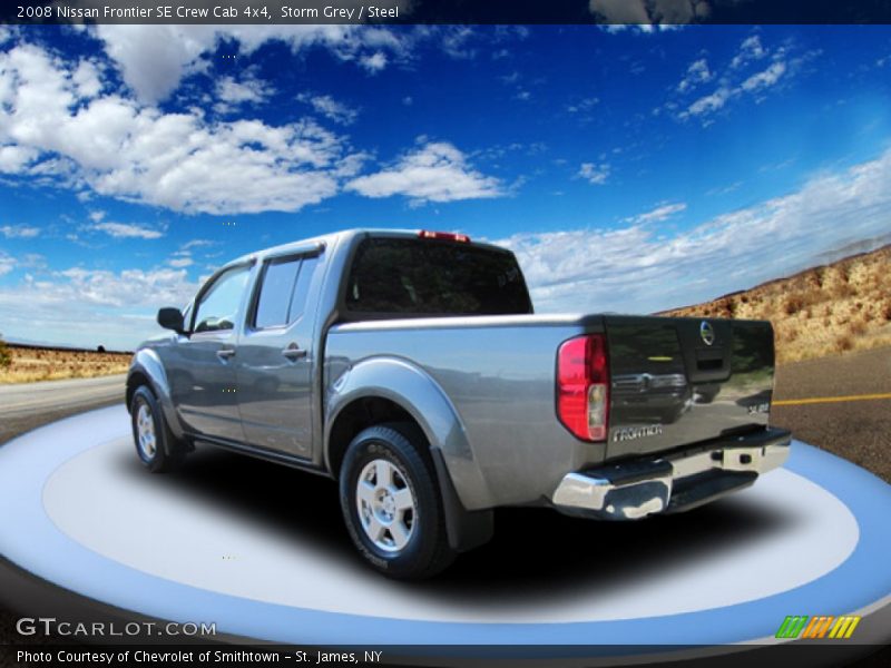 Storm Grey / Steel 2008 Nissan Frontier SE Crew Cab 4x4