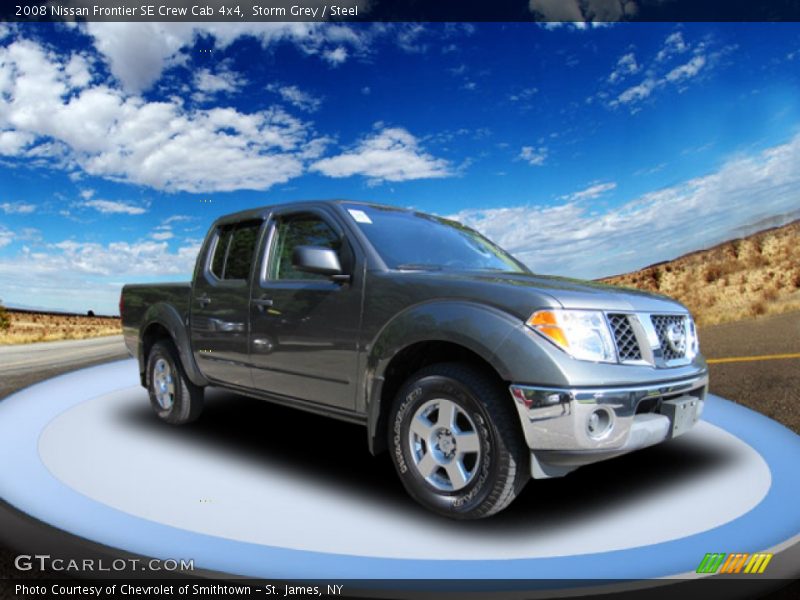 Storm Grey / Steel 2008 Nissan Frontier SE Crew Cab 4x4