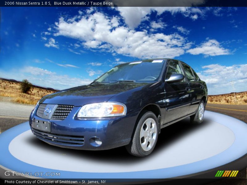 Blue Dusk Metallic / Taupe Beige 2006 Nissan Sentra 1.8 S