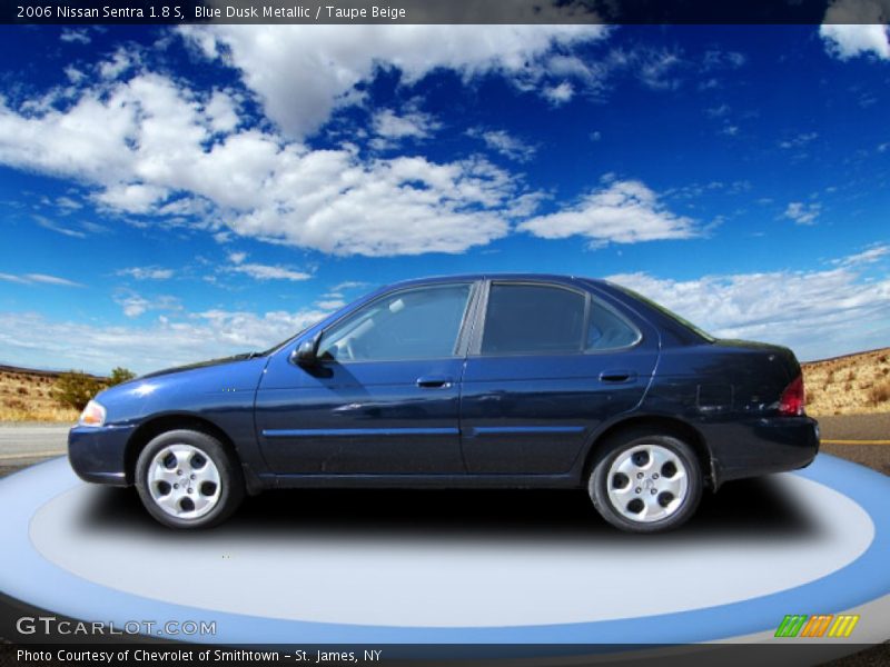 Blue Dusk Metallic / Taupe Beige 2006 Nissan Sentra 1.8 S