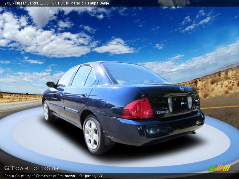 Blue Dusk Metallic / Taupe Beige 2006 Nissan Sentra 1.8 S