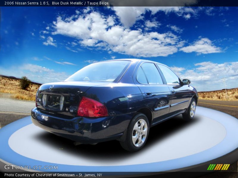 Blue Dusk Metallic / Taupe Beige 2006 Nissan Sentra 1.8 S