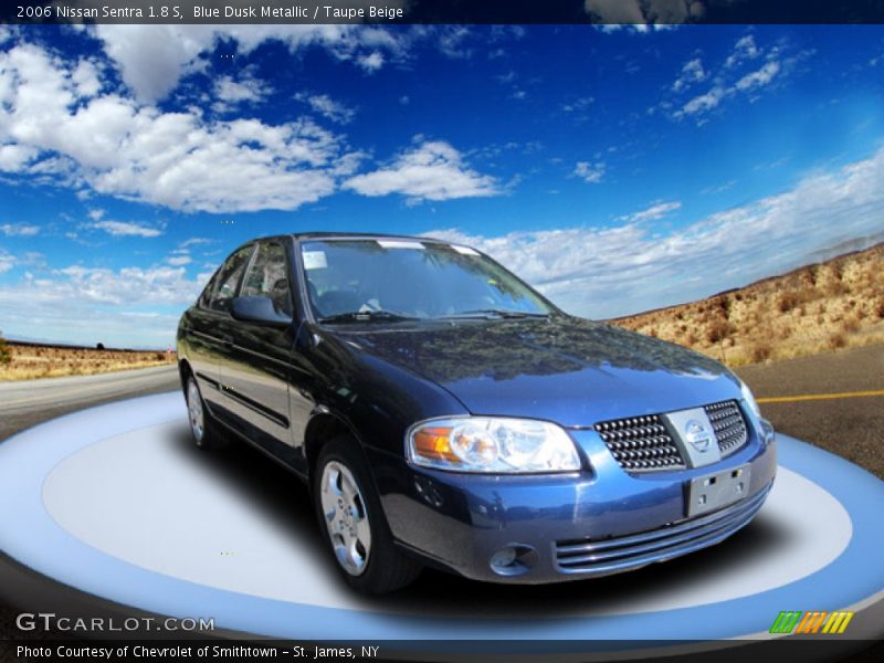 Blue Dusk Metallic / Taupe Beige 2006 Nissan Sentra 1.8 S