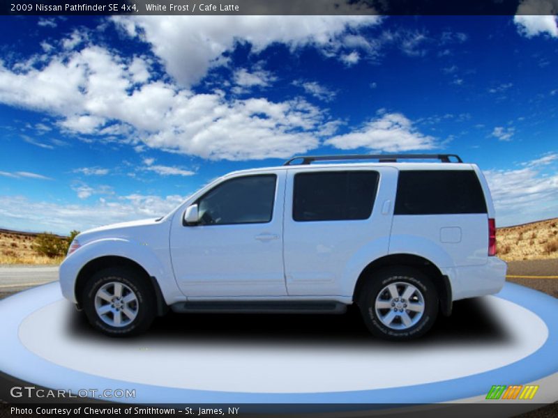 White Frost / Cafe Latte 2009 Nissan Pathfinder SE 4x4