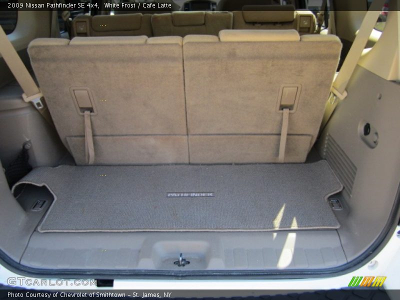 White Frost / Cafe Latte 2009 Nissan Pathfinder SE 4x4