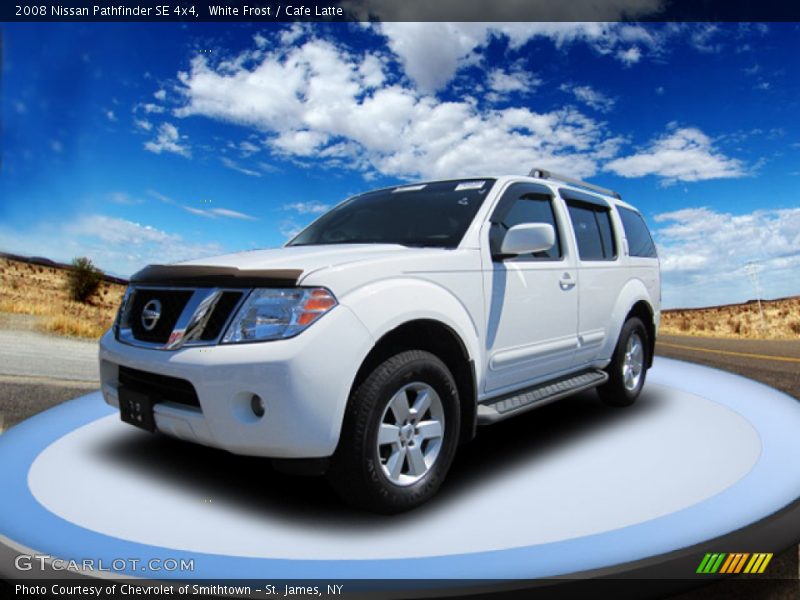 White Frost / Cafe Latte 2008 Nissan Pathfinder SE 4x4