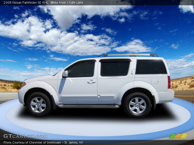 White Frost / Cafe Latte 2008 Nissan Pathfinder SE 4x4