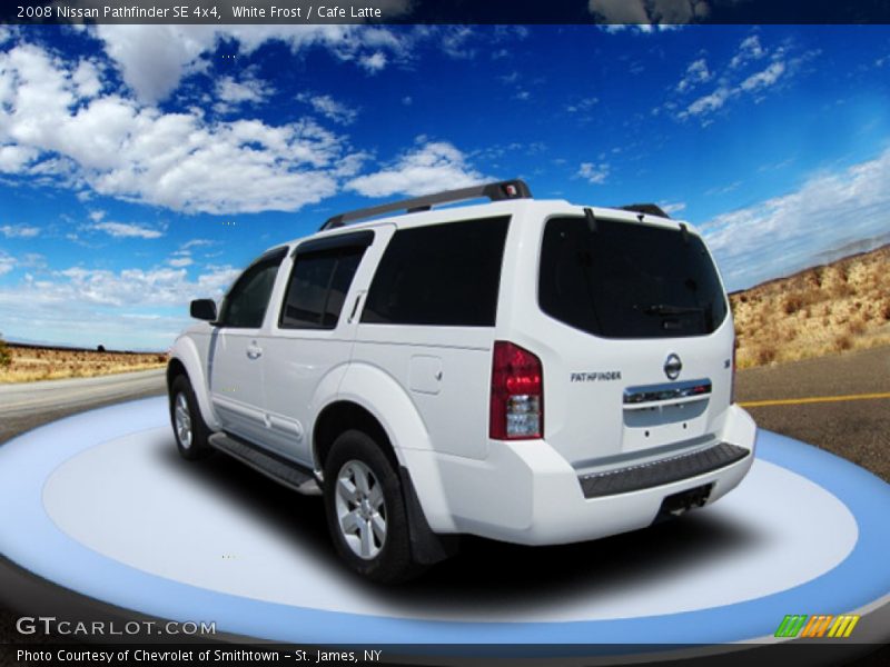 White Frost / Cafe Latte 2008 Nissan Pathfinder SE 4x4