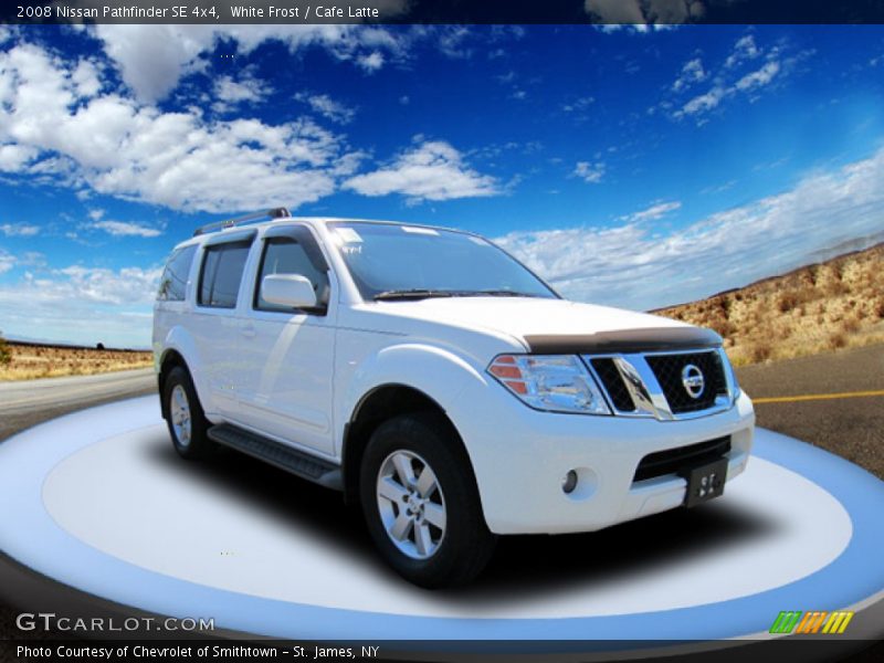 White Frost / Cafe Latte 2008 Nissan Pathfinder SE 4x4