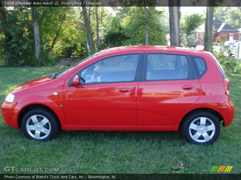 Victory Red / Charcoal 2008 Chevrolet Aveo Aveo5 LS