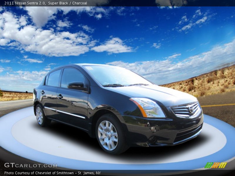 Super Black / Charcoal 2011 Nissan Sentra 2.0