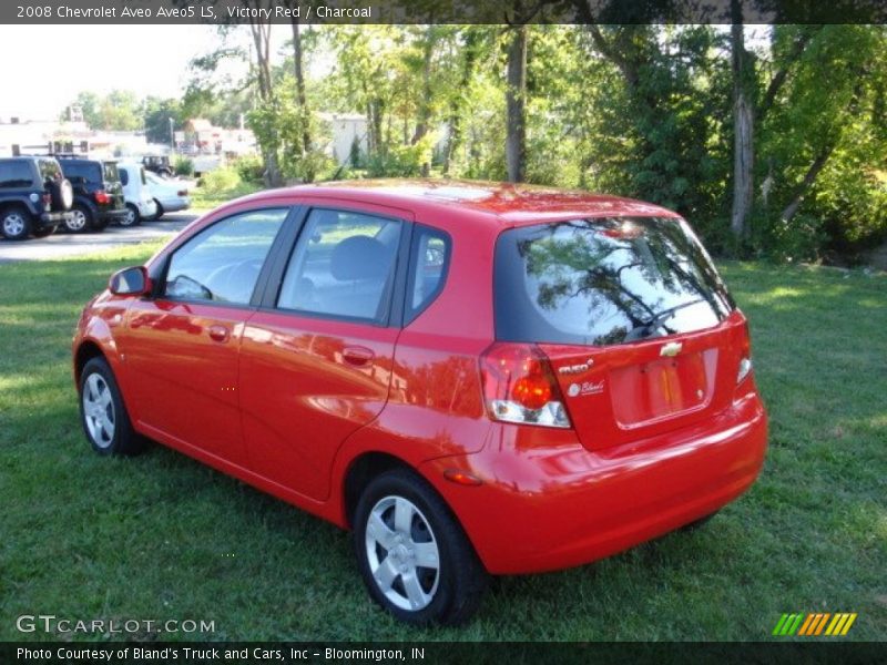 Victory Red / Charcoal 2008 Chevrolet Aveo Aveo5 LS