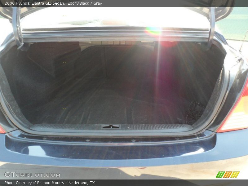 Ebony Black / Gray 2006 Hyundai Elantra GLS Sedan
