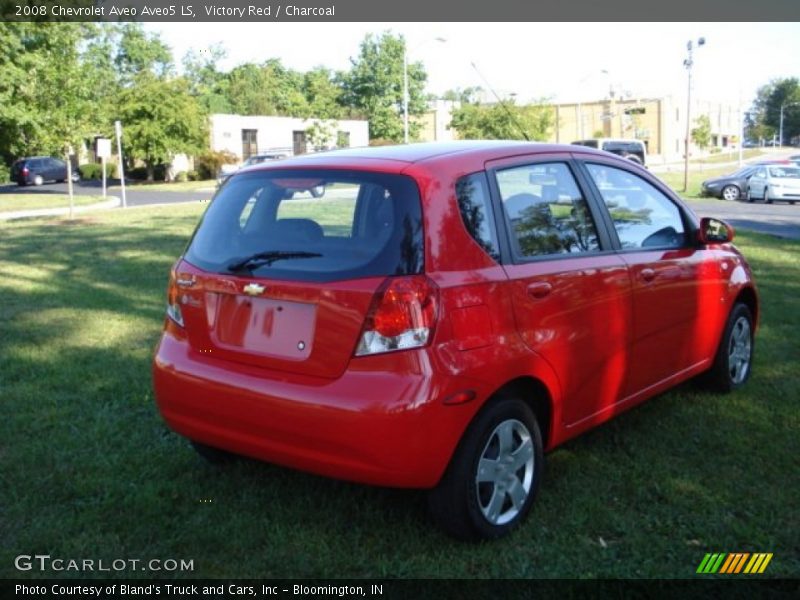 Victory Red / Charcoal 2008 Chevrolet Aveo Aveo5 LS
