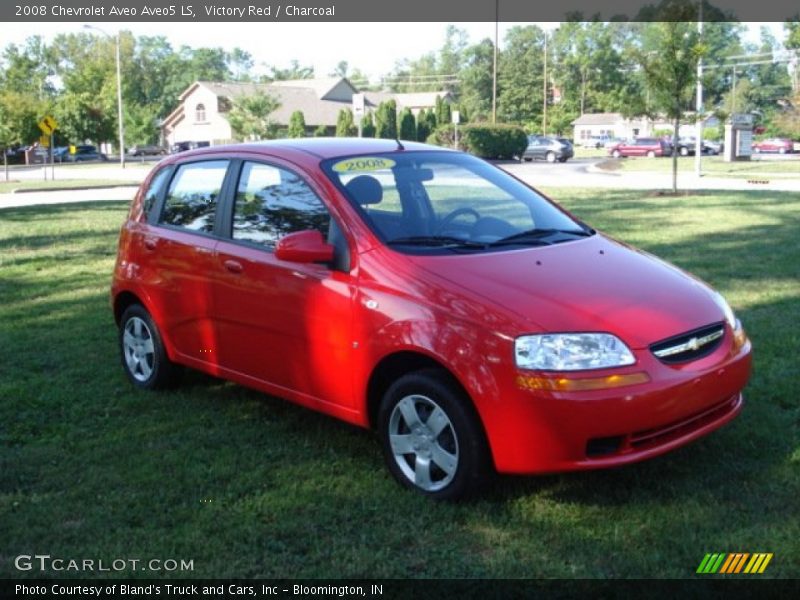 Victory Red / Charcoal 2008 Chevrolet Aveo Aveo5 LS