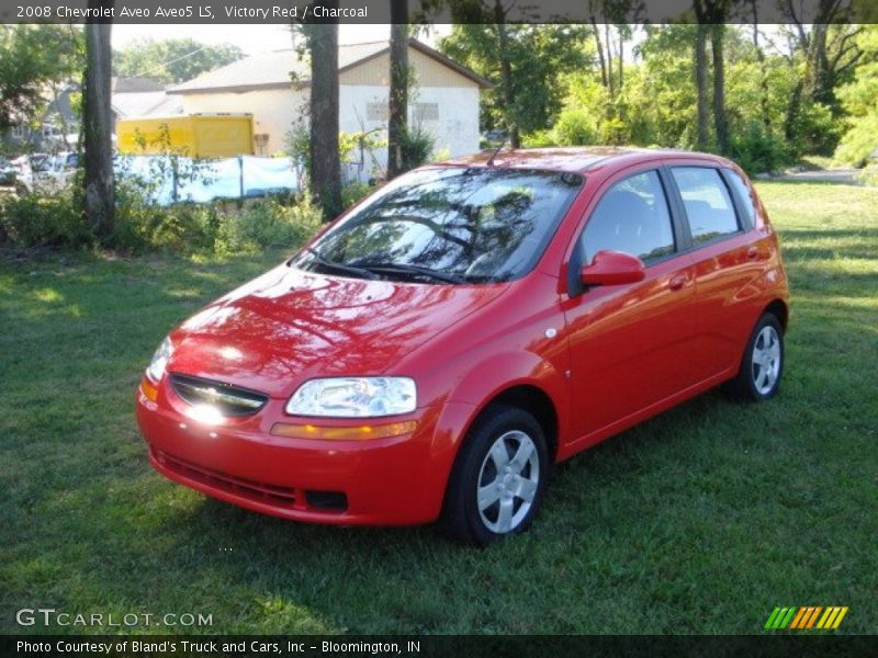 Victory Red / Charcoal 2008 Chevrolet Aveo Aveo5 LS