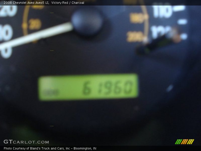 Victory Red / Charcoal 2008 Chevrolet Aveo Aveo5 LS