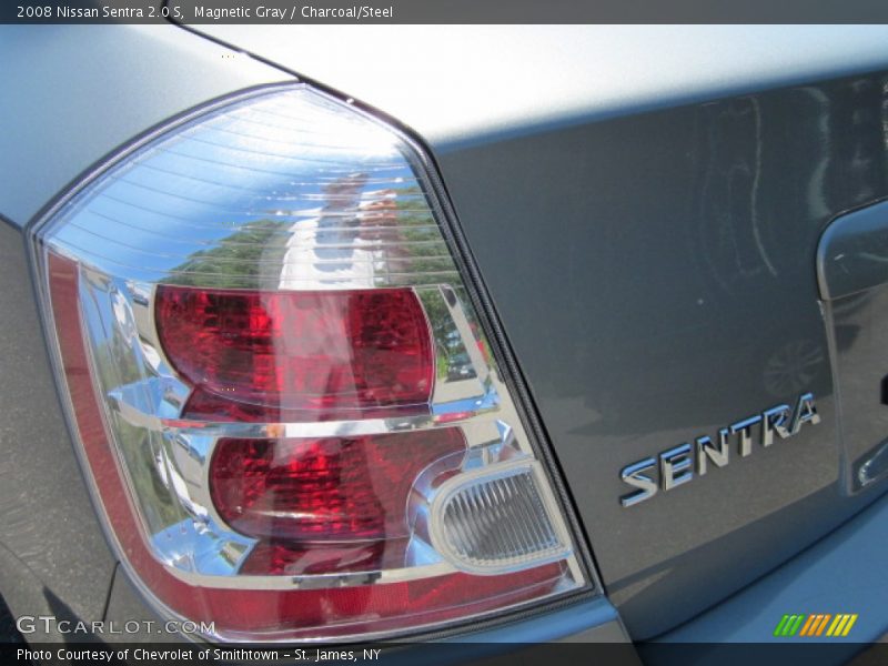 Magnetic Gray / Charcoal/Steel 2008 Nissan Sentra 2.0 S