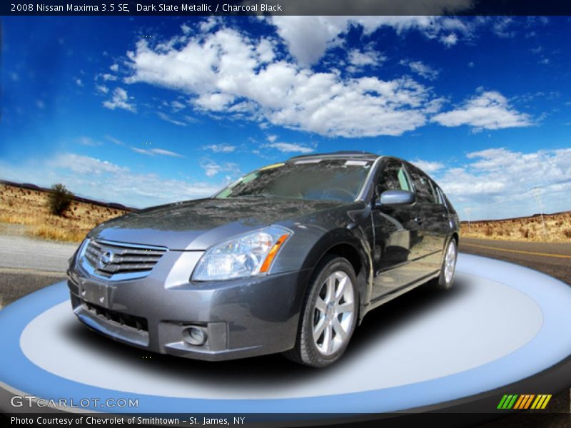 Dark Slate Metallic / Charcoal Black 2008 Nissan Maxima 3.5 SE